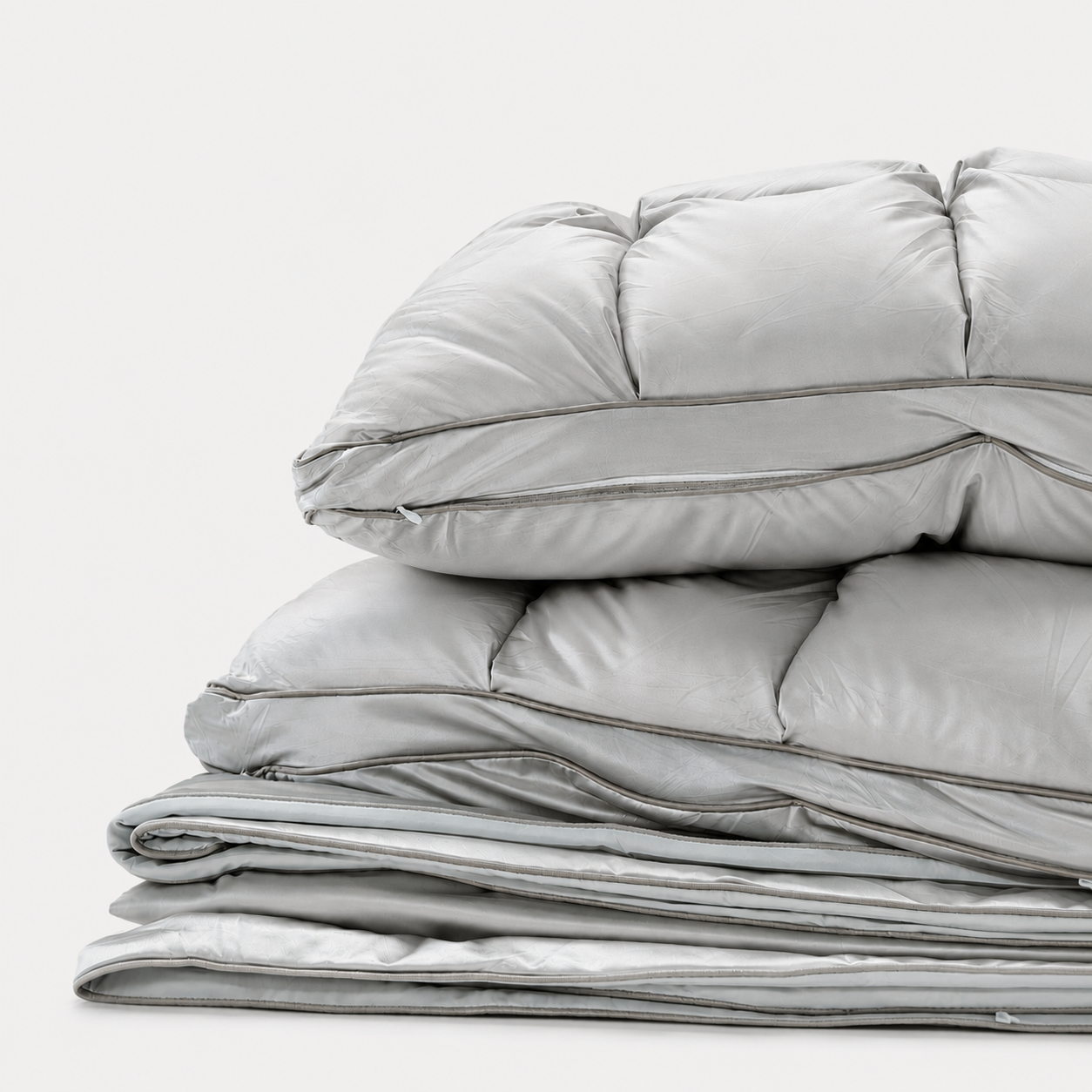 Ice Silk Bolster Pillow set