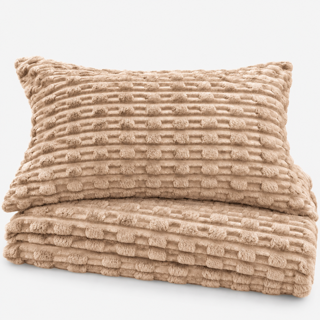 Rabbit Fur Zippered Mattress Cover