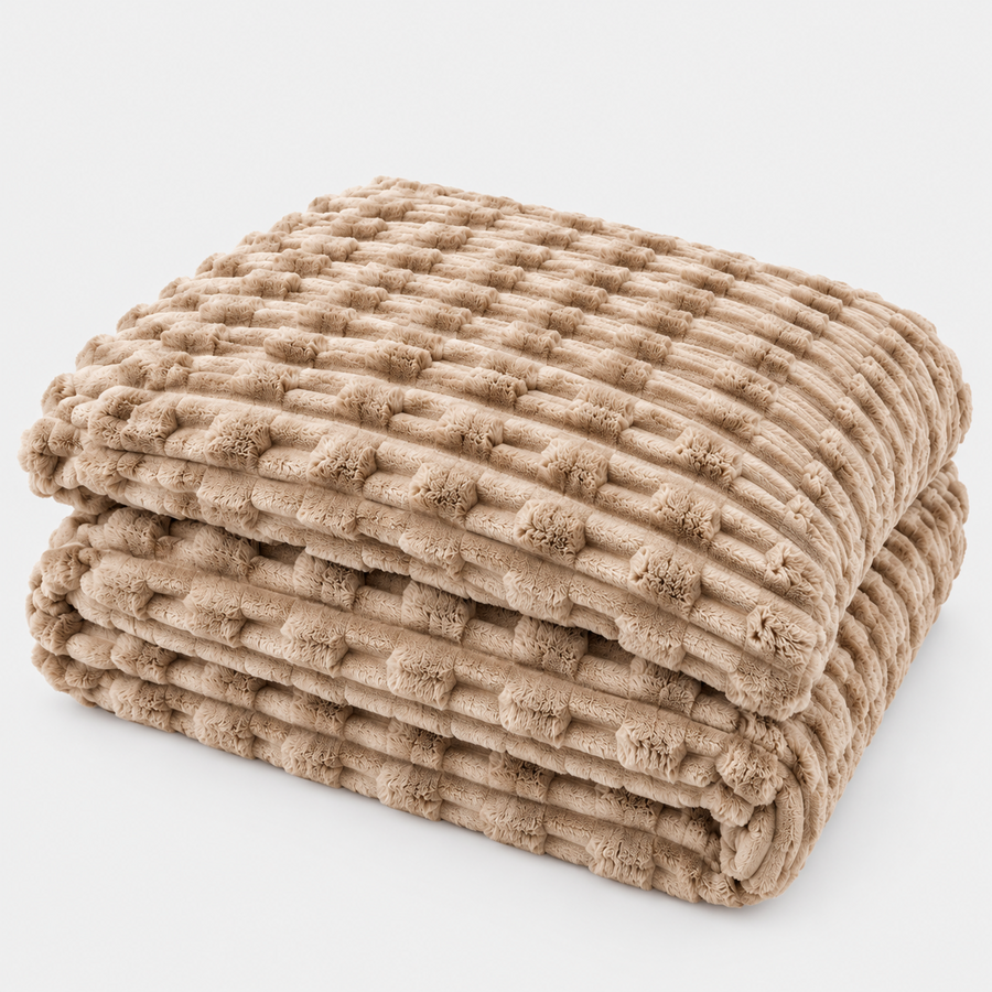 Rabbit Fur Fitted Mattress Cover