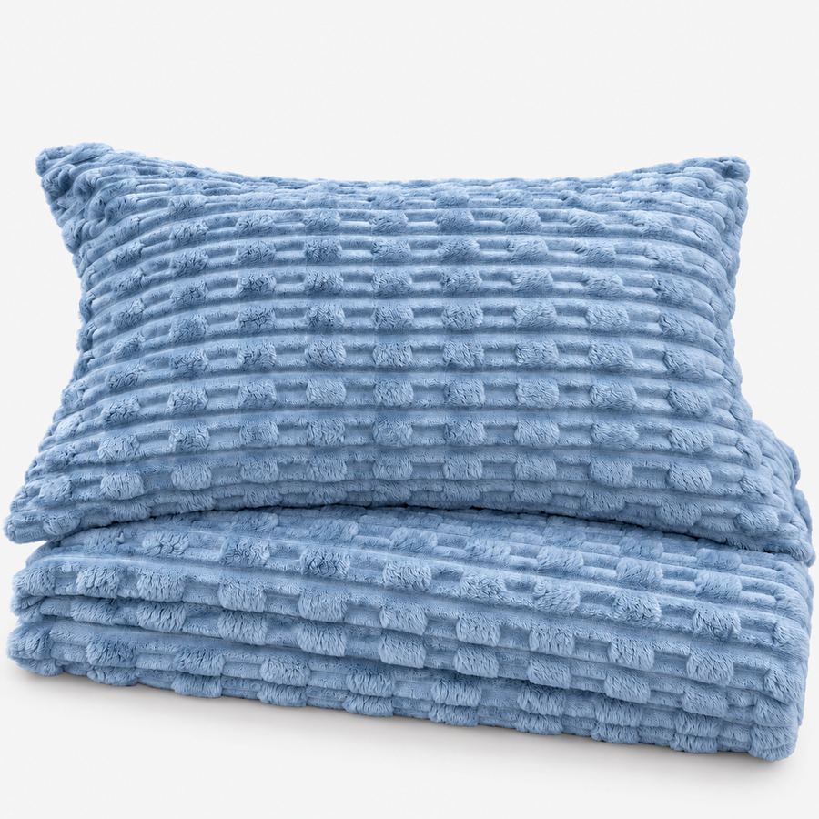 Rabbit Fur Zippered Mattress Cover