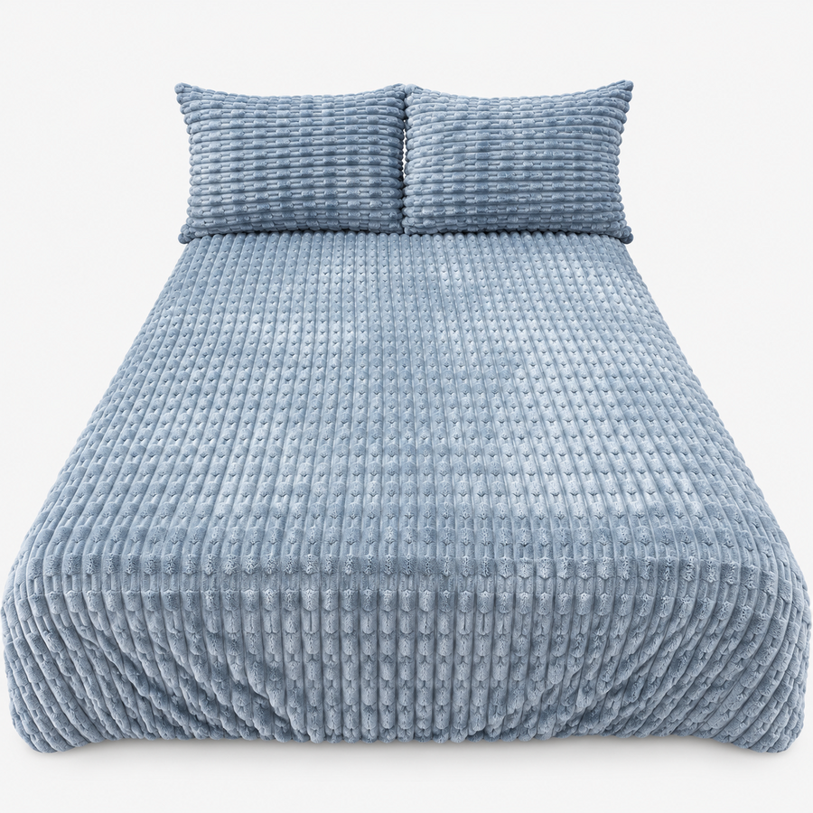 Rabbit Fur Fitted Mattress Cover